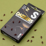 Hook Bead OMC Dazzlers Worm Brown Distance S - Tienda Carpfishing