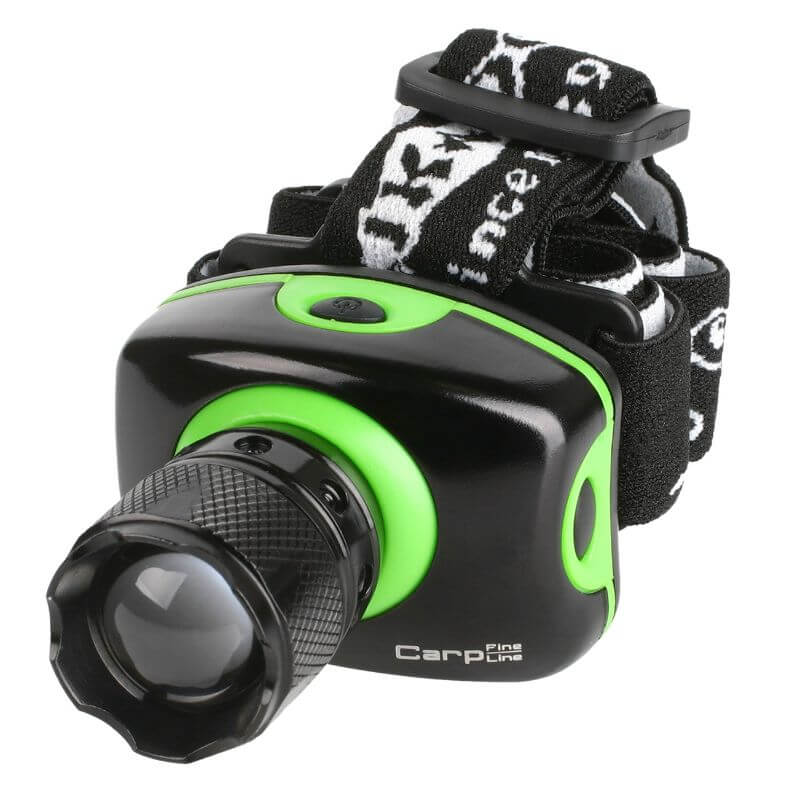 Linterna frontal con correa Mikado - Tienda Carpfishing