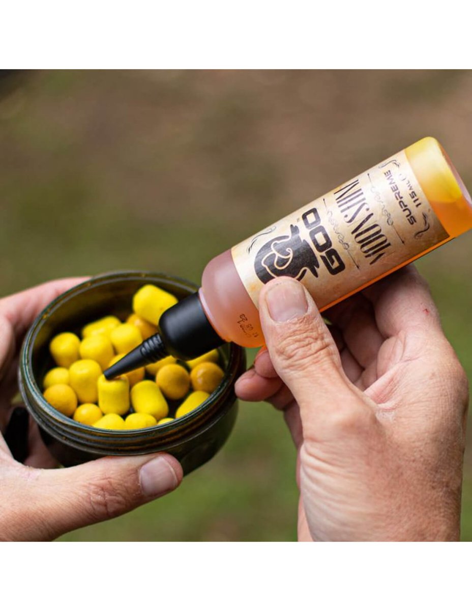 Líquido Korda Goo Tiger Nut Smoke 115 ml - Tienda Carpfishing