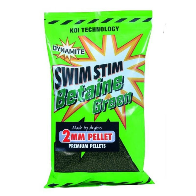 Pellets Dynamite Baits Swim Stim Betaine Green 8 mm - Tienda Carpfishing