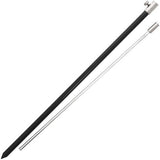 Pica de aluminio negra NGT 30 - 50 cm - Tienda Carpfishing