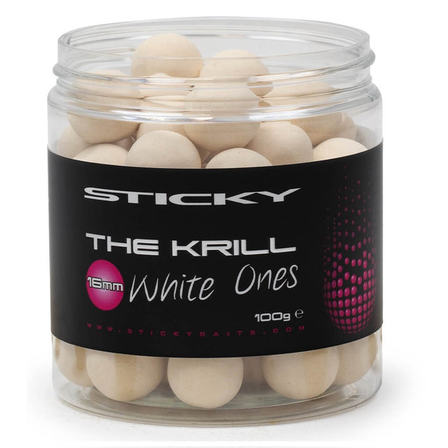 Pop Ups Sticky Krill Blanco 12 mm - Tienda Carpfishing