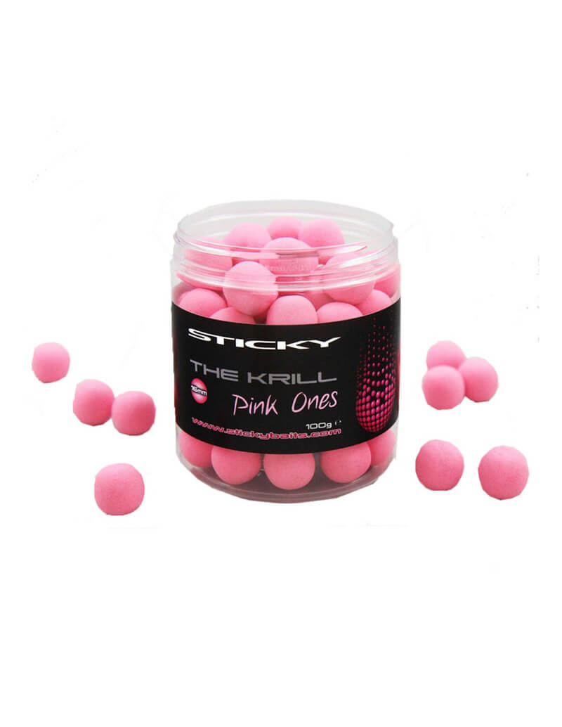 Pop Ups Sticky Krill rosas 16 mm - Tienda Carpfishing