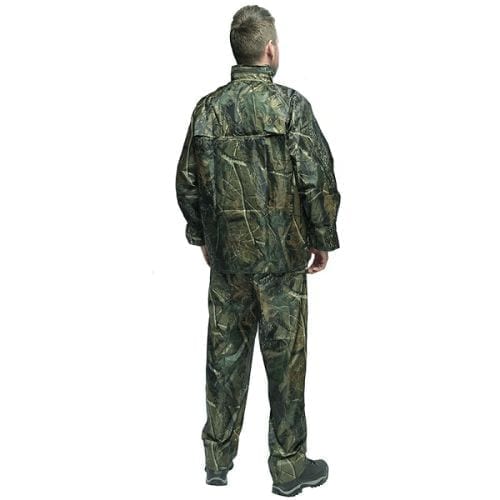 ropa impermeable para lluvia ngt camuflaje