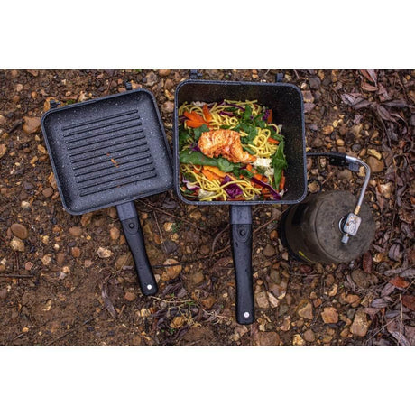 Set Utensilios de cocina Ridge Monkey Connect Deep Granite - Tienda Carpfishing