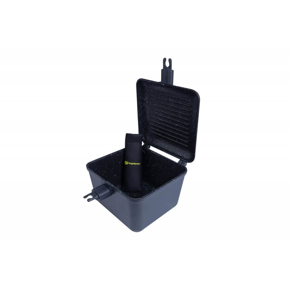 Set Utensilios de cocina Ridge Monkey Connect Deep Granite XL - Tienda Carpfishing