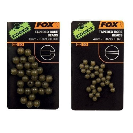 tapered bore beads fox