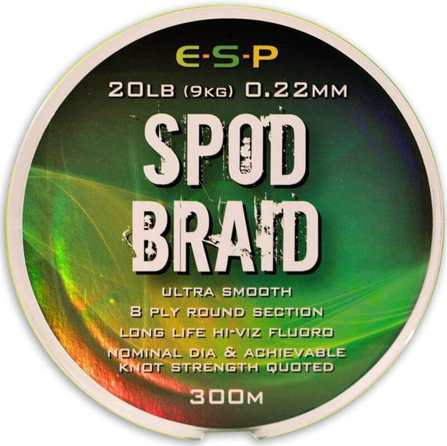 Trenzado ESP Spod 0,22 mm 300 m - Tienda Carpfishing