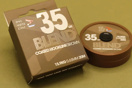 Trenzado OMC Blend Coated Marrón 20 m - Tienda Carpfishing